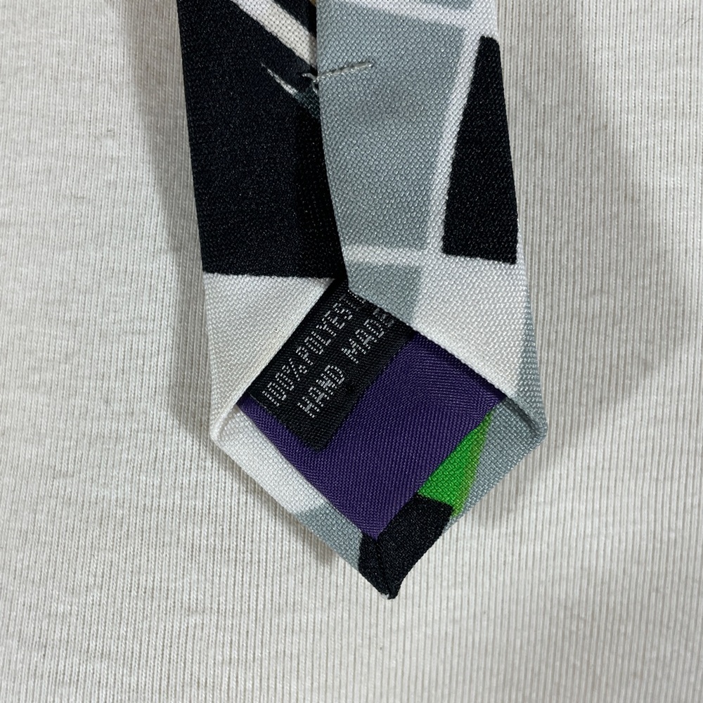 OppoSuits Colorful Geometric Abstract Polyester Necktie - Picture 4 of 4
